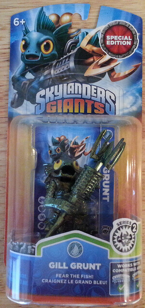 skylanders green gill grunt