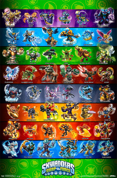 SWAP Force Characters Poster