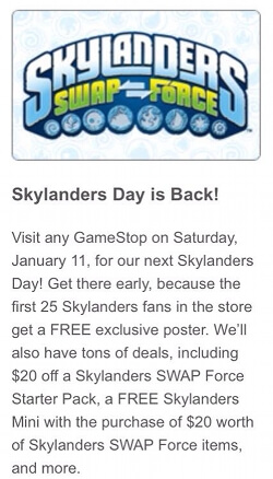 GameStop Skylanders Day