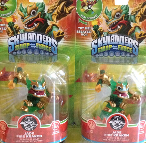 jade fire kraken skylanders