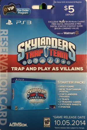 Walmart Pre-order Skylanders Trap Team