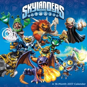 2017 Skylanders Calendar Front