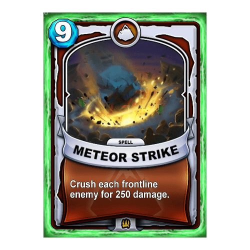 Earth Spell - Meteor Strike
