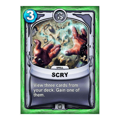 Non-Elemental Spell - Scry