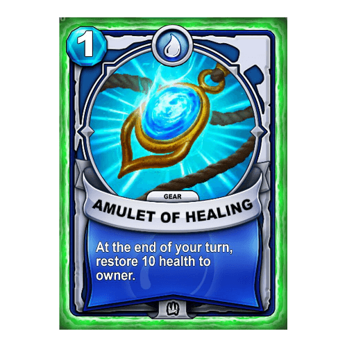 Water Gear - Amulet of Healing