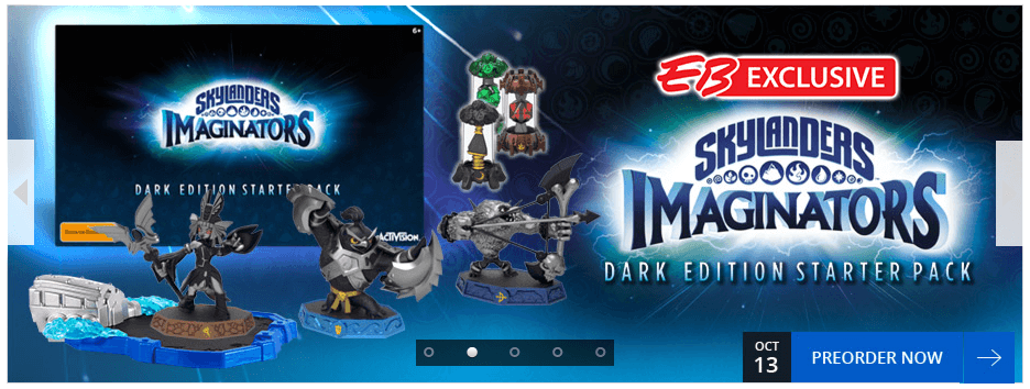 Skylanders Imaginators Dark Edition EB Games Exclusive