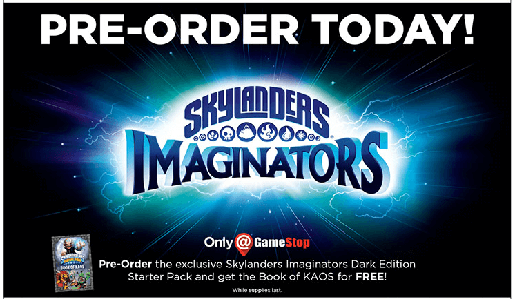 Skylanders Imaginators Dark Edition GameStop Exclusive