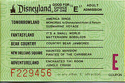 Disneyland E Ticket