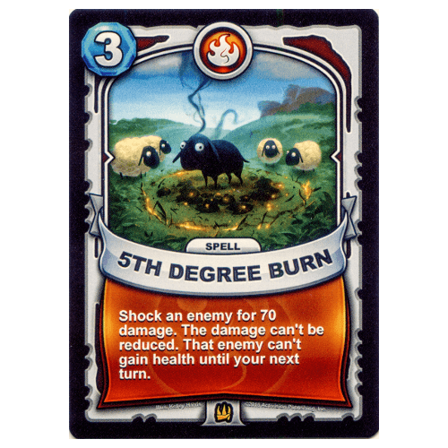 Fire Spell - 5th Degree Burn