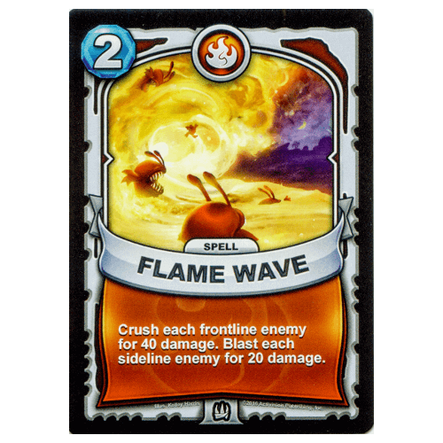 Skylanders Battlecast - Flame Wave
