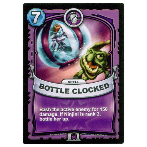 Skylanders Battlecast - Bottle Clocked