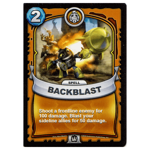 Skylanders Battlecast - Backblast