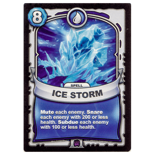 Water Spell - Ice Storm