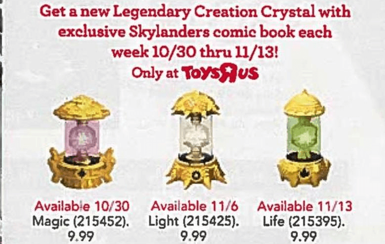 Legendary Creation Crystals - TRU Exclusive