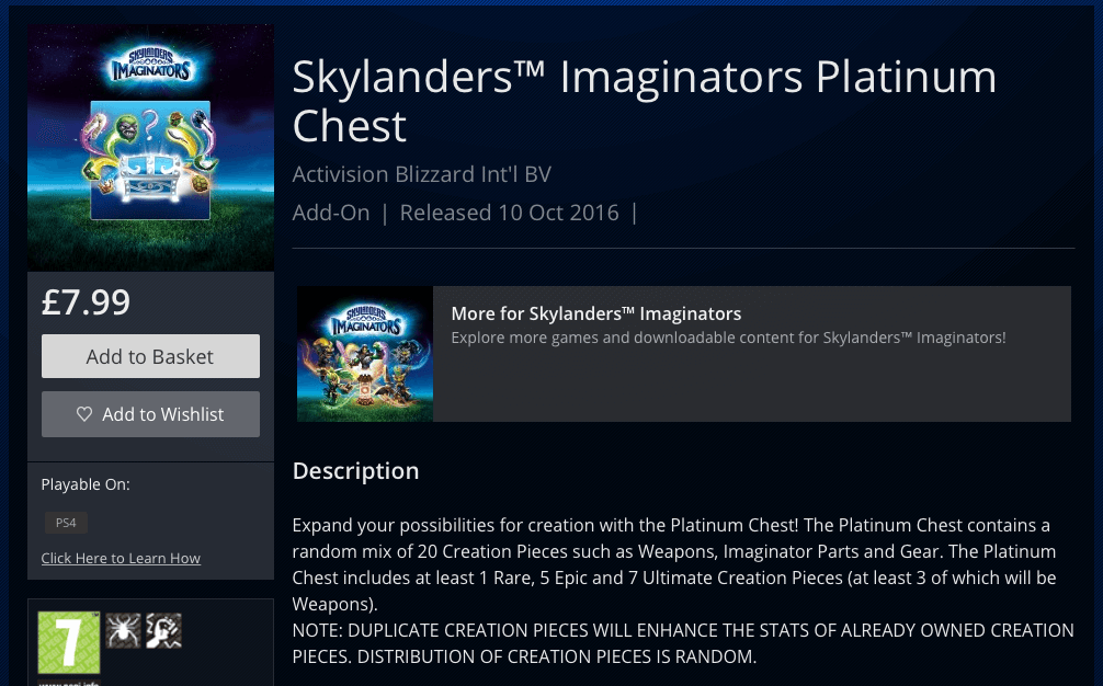 Platinum Chest - Skylanders Imaginators