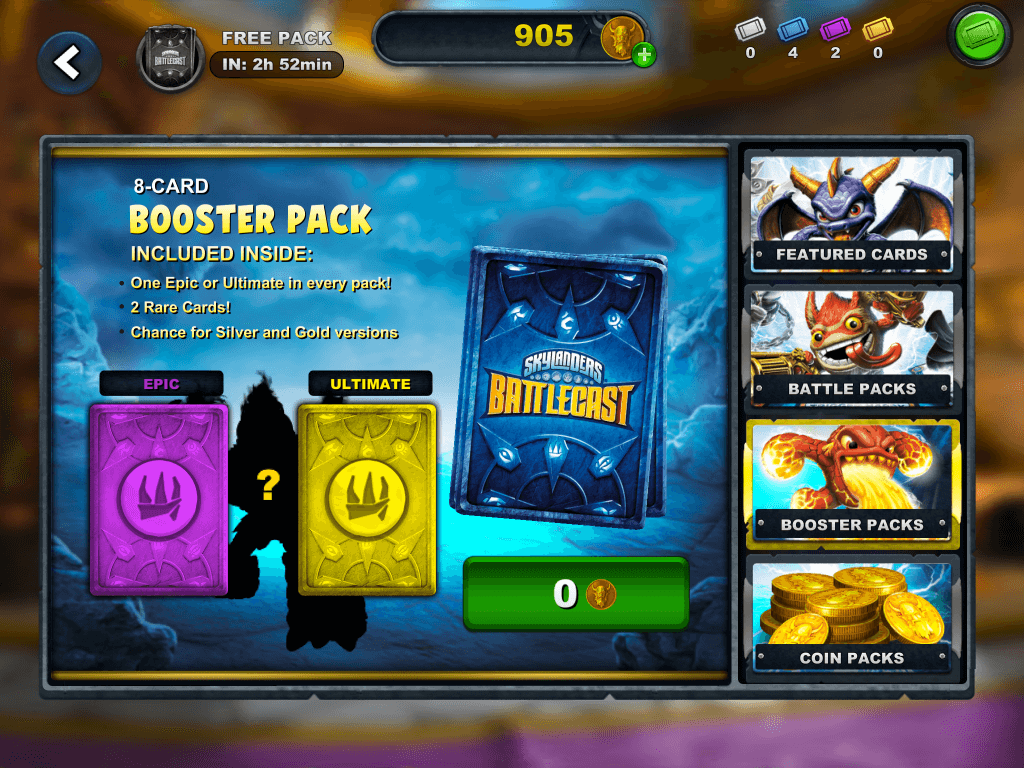 Free Skylanders Battlecast Booster Packs